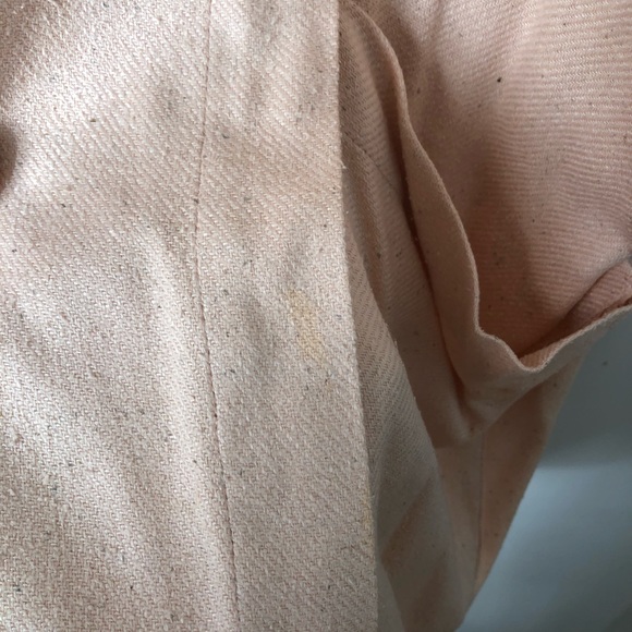 Vintage 100% Raw Silk Blush Pink Vest/Cardigan - Picture 4 of 7